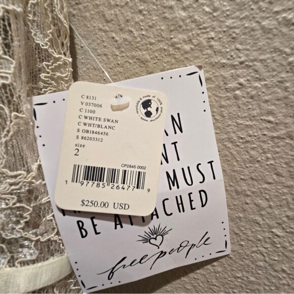 Free People Odette Mini Dress Sz 2 NWT - Picture 7 of 9